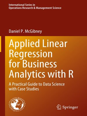 cover image of Applied Linear Regression for Business Analytics with R